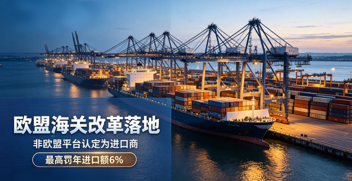 欧盟 50 年最大海关改革落地｜平台作为认定进口商，欧洲跨境卖家应对方案